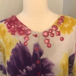 Bejeweled cardigan